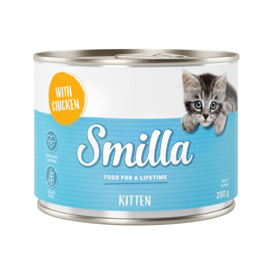 Smilla Kitten 6 X 200 G Kylling Smilla Kitten 6 X 200 G Kylling