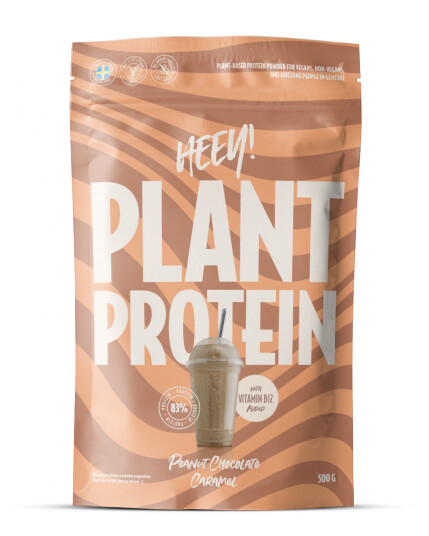 Heey! Vegan Plant Protein Peanut Chocolate Caramel 500g Heey! Vegan Plant Protein Peanut Chocolate Caramel 500g