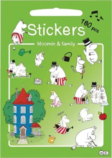 Moomin Mumin Klistremerker Familie 180 Klistremerker Moomin Mumin Klistremerker Familie 180 Klistremerker