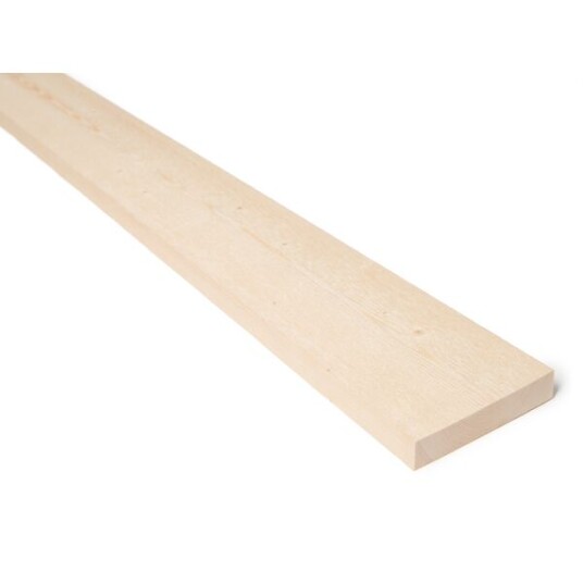 Bergene Holm Kledning rektangulær ubehandlet gran 19x98 mm klasse 1