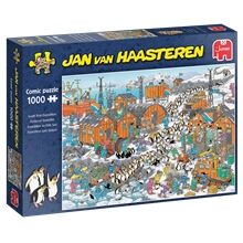 Jan Van Haasteren Puslespill 1000 Deler - South Pole Expedition