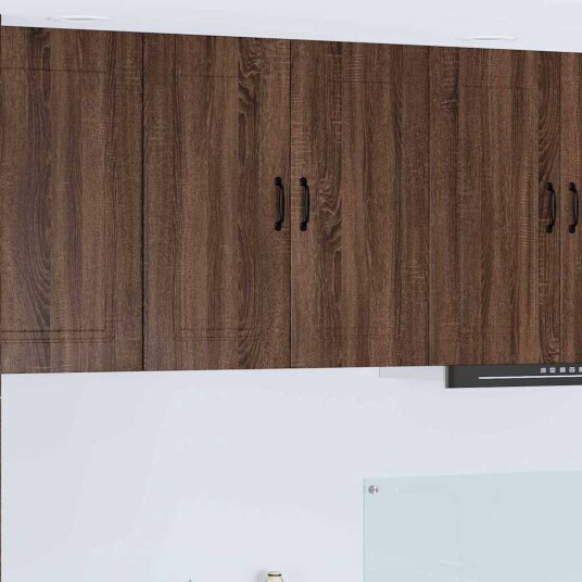  Kjøkkenskap med hylle Brun Eik 80 x 31 x 80 cm Konstruert tre