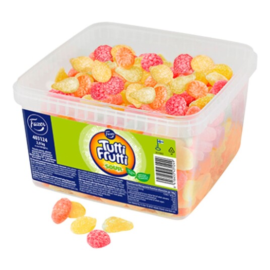 ERT Godis Singel Tutti Frutti Sur Løsvekt - 2 kg