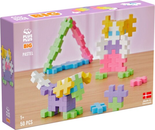 Plus-Plus BIG Pastel Mix / 50 pcs.