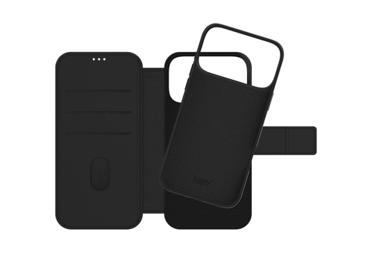 Unstad Wallet iPhone 17 Pro Svart