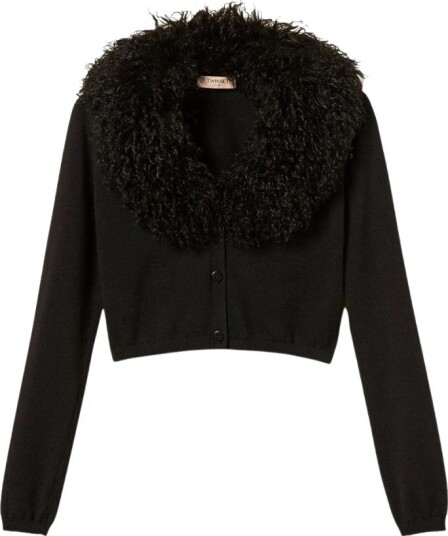 Twinset Dame Strikkevarer Svart L,