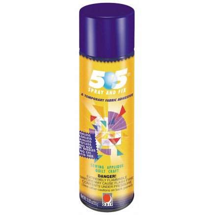 Diverse 505 Midlertidig Spraylim Limspray Tekstillim 500ml til patchwork stoff