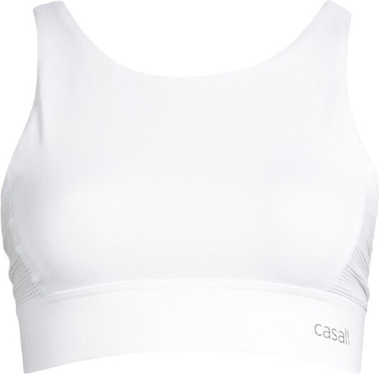 Casall Women's Iconic Adjustable Sports Bra White A-B/XS Casall Women's Iconic Adjustable Sports Bra White A-B/XS