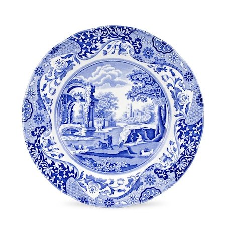 Blue Italian Tallerken 27 cm