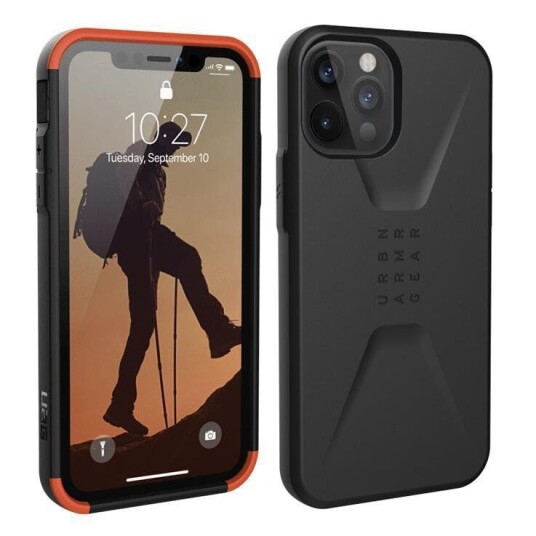 UAG iPhone 12 Pro Max UAG CIVILIAN Series Deksel - Black - Svart