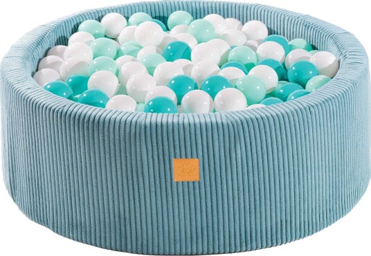 Meowbaby Aesthetic Ballbasseng Ecru White/Mint