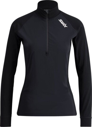 Swix Women's RaceX Classic Wind Half Zip S, Black