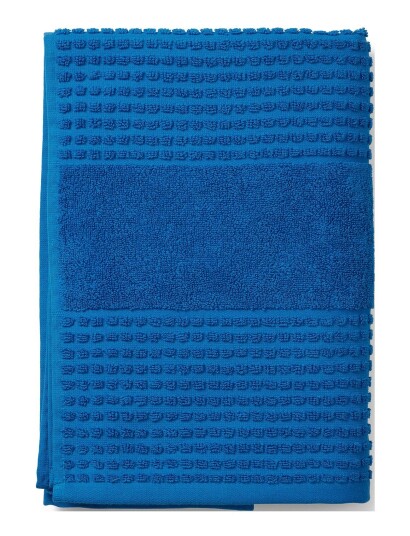 Juna Check Håndklæde Blue Juna BLUE 70X140CM