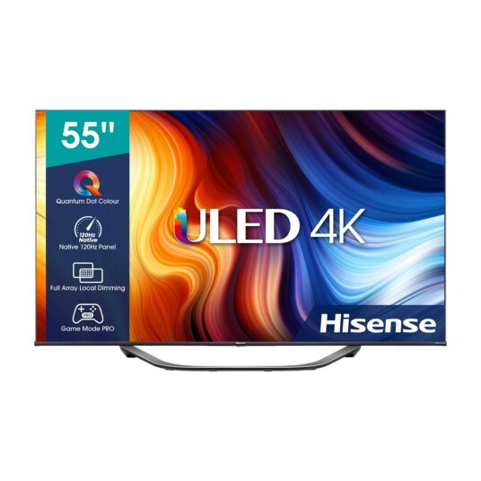 Hisense 55" 4K QLED Smart TV med HDR10+ og eARC 55U7HQ