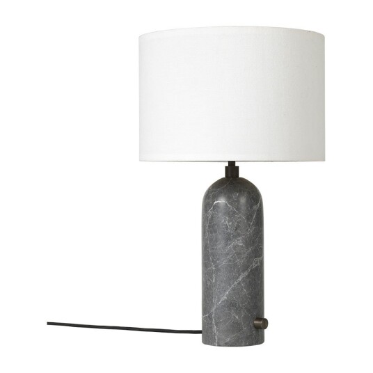 Gubi Gravity Table Lamp – Large White / Grey Marble