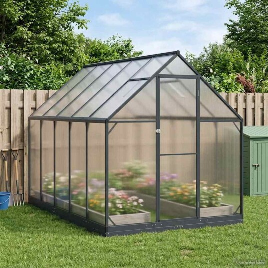 vidaXL Hage Drivhus 183,5 x 303,5 x 207 cm