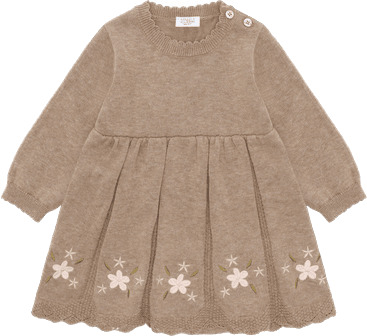 Hust And Claire Hust & Claire Klara Flower kjole til baby biscuit 68 Hust And Claire Hust & Claire Klara Flower kjole til baby biscuit 68
