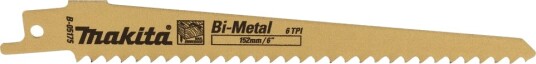 Makita Tiesinio Pjukleliai Bim 152X1,25 (6Tpi) 2 Stk B-05175-2 Makita Tiesinio Pjukleliai Bim 152X1,25 (6Tpi) 2 Stk B-05175-2