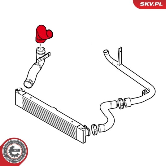 ESEN SKV 24SKV849 Ladeluftslange ESEN SKV 24SKV849 Ladeluftslange