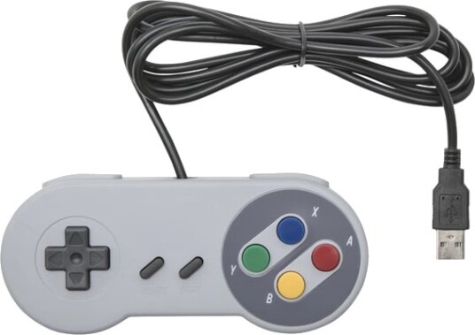 SNES Håndkontroller med USB-tilkobling