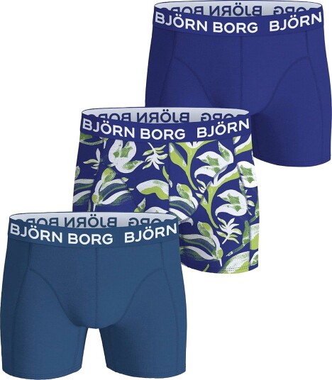 Björn Borg Boksershorts COTTON STRETCH BOXER 3 pack Flerfarget