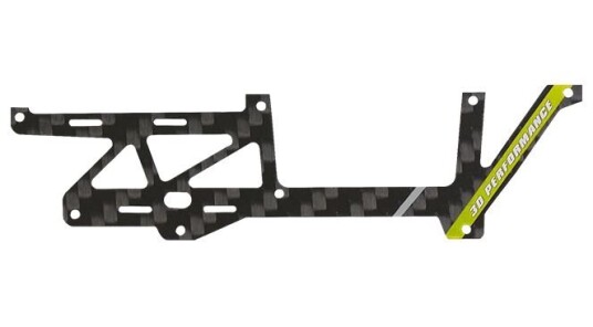 OMP OSHM1214Y Fuselage Left Carbon Fiber Yellow