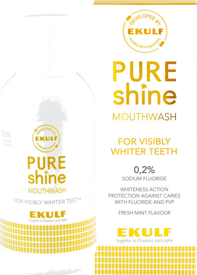 Pure Ekulf Shine Munnskyll m/fluor 300 ml Pure Ekulf Shine Munnskyll m/fluor 300 ml