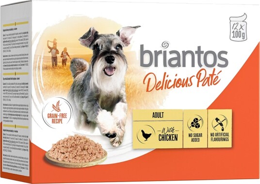 Briantos Våtfôr Delicious Paté Kylling 48 X 100 G