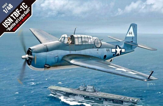 Academy TBF-1C Leyte Gulf Modellfly 1:48