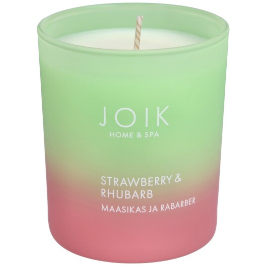 Joik Organic Scented Candle Strawberry & Rhubarb 150 g Joik Organic Scented Candle Strawberry & Rhubarb 150 g