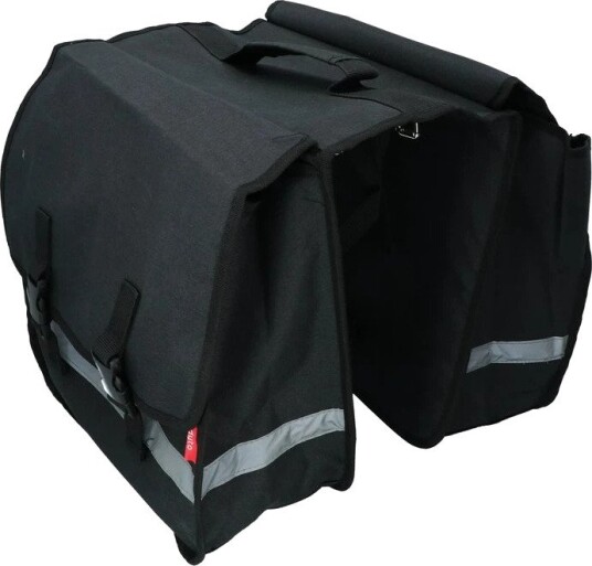 Sykkelveske Dyto Dobbel 36 L Reflekterende Detaljer Vannavvisende Polyester svart Sykkelveske Dyto Dobbel 36 L Reflekterende Detaljer Vannavvisende Polyester svart