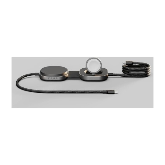 Zens Qi2 Pro 3 Trådløs Lader 15W USB-C Svart Zens Qi2 Pro 3 Trådløs Lader 15W USB-C Svart