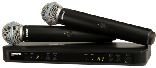Shure BLX288EB58-S8 håndholdt mikrofonsett Shure BLX288EB58-S8 håndholdt mikrofonsett