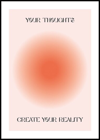 Thought Aura Plakat Plakat / 100x150cm Thought Aura Plakat Plakat / 100x150cm