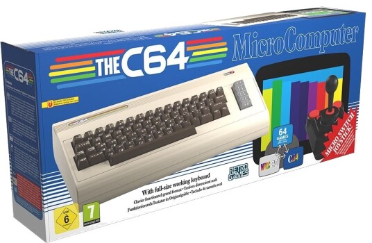 The C64 retrokonsoll i full størrelse The C64 retrokonsoll i full størrelse