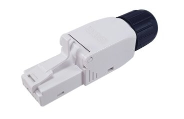 Equip 121161 Rj-45 Sort Hvit Hankjønn Rett Polykarbonat Pc Cat6