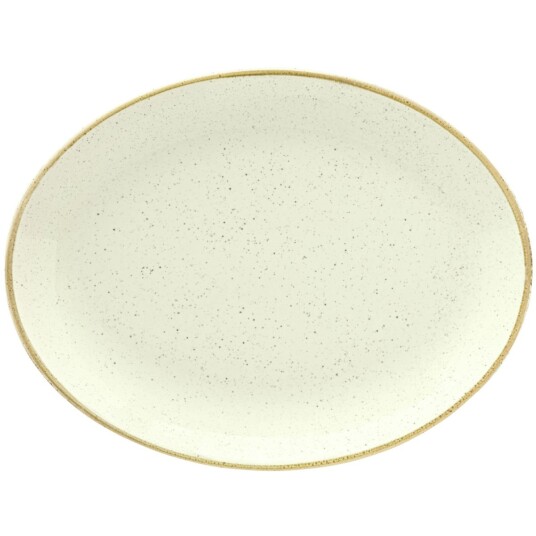Vega Serveringsfat Sidina ovalt 24x18x2.8 cm Beige Oval 6 Stykk / Forpakning