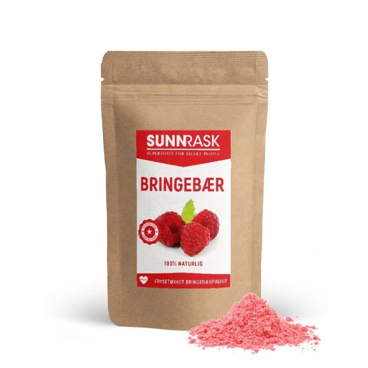 SunnRask - Frysetørket Bringebærpulver 100g
