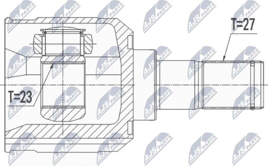 Nty Drivknute drivaksel NTY NPW HY 546
