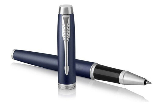 Parker IM Rollerball Pen  Matte Blå  Fine Point Svart Ink  Gift Box