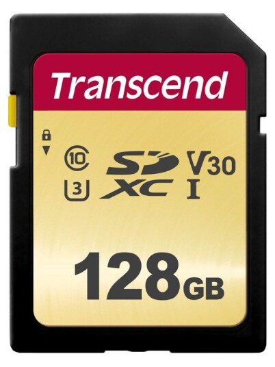 Transcend 500S SDXC UHS-3 - 128GB Transcend 500S SDXC UHS-3 - 128GB