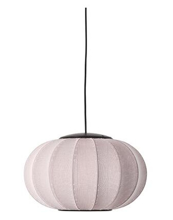 Made By Hand Knit-Wit Oval Taklampe Ø45 Lys Rosa LED Made By Hand Knit-Wit Oval Taklampe Ø45 Lys Rosa LED