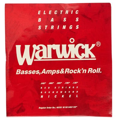 Warwick 46301 Red Strings Nickel Warwick 46301 Red Strings Nickel