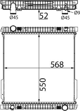 MAHLE CR 2810 000S Radiator motorkjøling