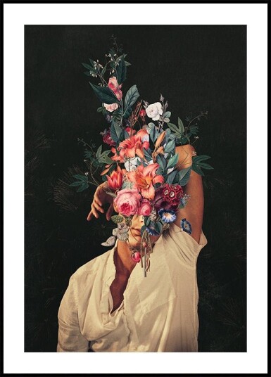 Roses Bloomed Everytime I Thought of You Poster Plakat / 30x40cm