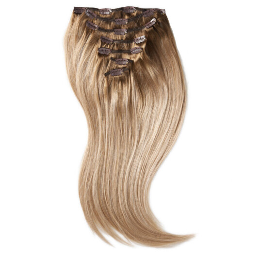 Rapunzel of Sweden Clip-on set 7 pieces Brown Ash Blonde Balayage B5.1/7.3 50