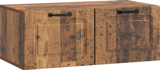 Vegghengt TV skap Gammelt tre 78,5 x 41 x 30 cm Konstruert tre Vegghengt TV skap Gammelt tre 78,5 x 41 x 30 cm Konstruert tre