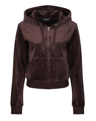Juicy Couture Robertson Classic Velour Zip Hoodie - Java S