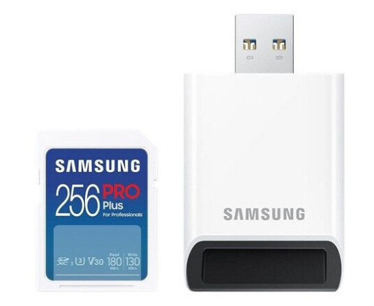 Samsung PRO Plus MB-SD256SB - flash memory card - 256 GB - SDXC UHS-I