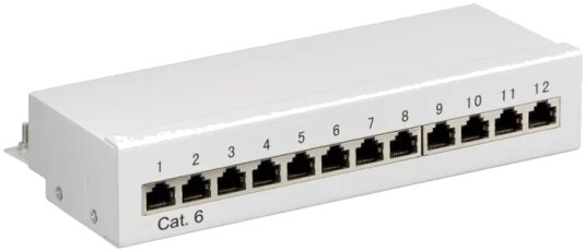 Patchpanel 12 porter Cat. 6